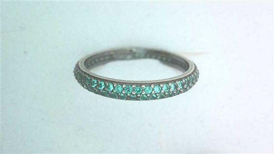 Anello Sommer Donna Eternity in Oro Cubic Zirconia ETERNITY 15 Z.VERDE D QZ - ETERNITY 15 Z.VERDE D QZ